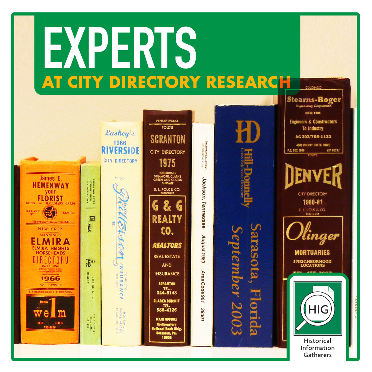 HIG – Your Source For City Directory Research - Historical Information ...